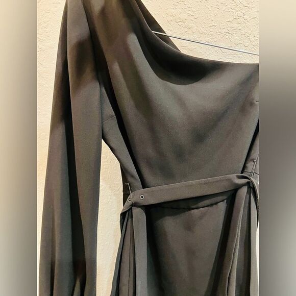 AMANDA UPRICHARD Santos Romper Black Bottega Belt Buckle - Picture 6 of 6